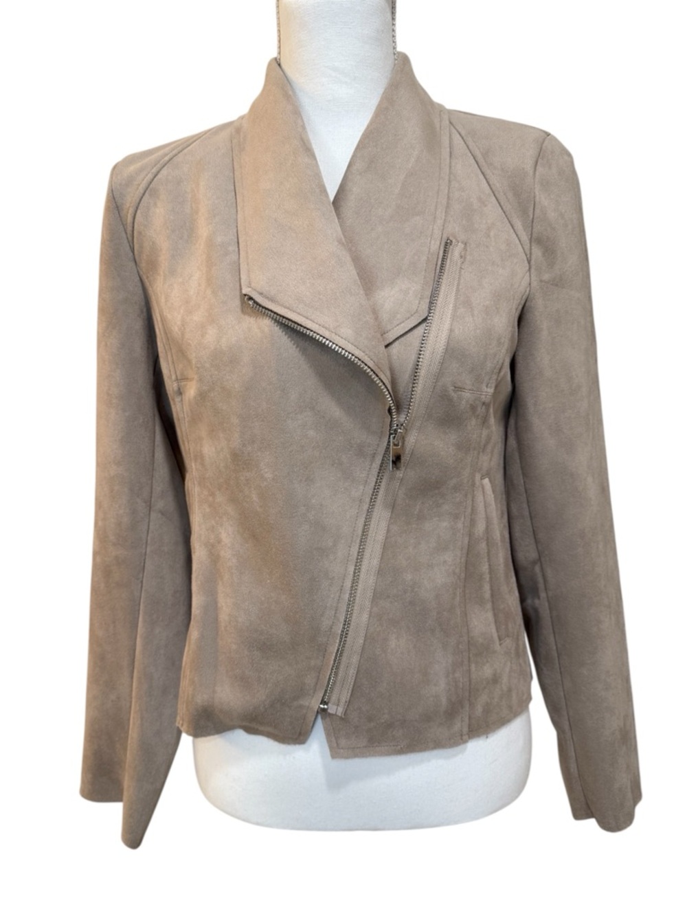 Philosophy Faux Leather Tan Women's jacket Size XS